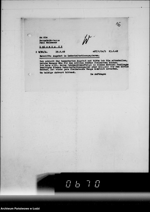 Obraz 20 z jednostki "Buntpapier.[Zapotrzebowania dla Getta]"