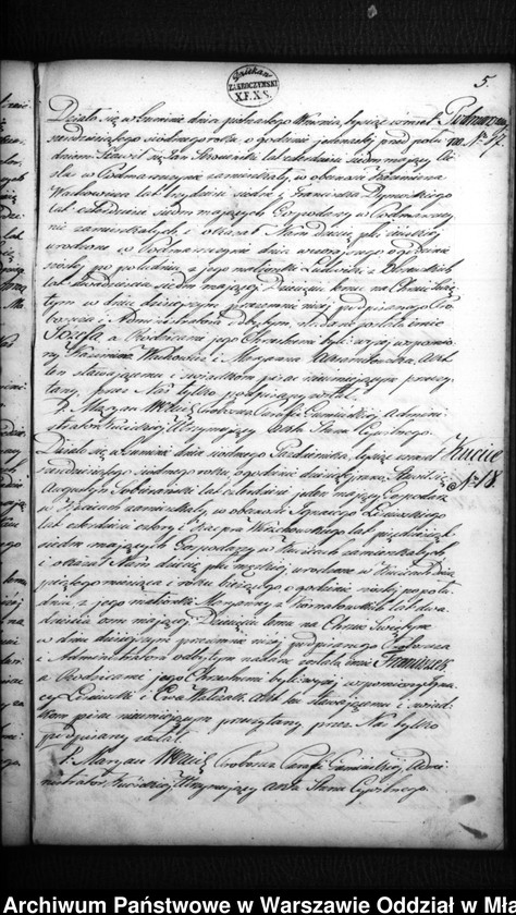 Obraz 12 z jednostki "Akta urodzeń, małżeństw i zgonów"