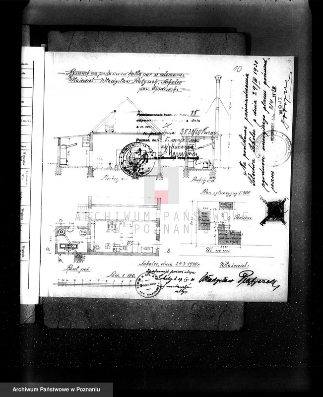 Obraz 14 z jednostki "Mleczarnia w Solcu pow chodzieski własność właściciel Piętyszek, kocioł nr fabryczny 88, nr woj. 6428"
