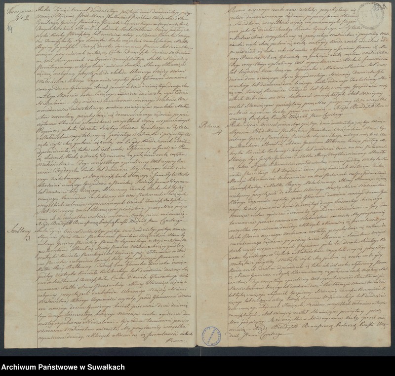 image.from.unit.number "Akta małżeńskie gminy puńskiey od dnia 1 stycznia do ostatniego grudnia 1825 roku"