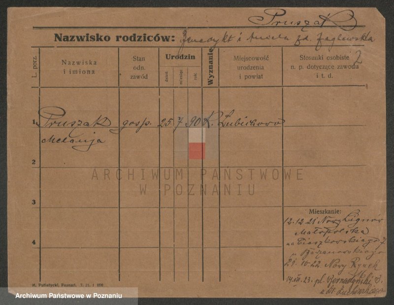 Obraz 4 z jednostki "Pruchińska - Przech"