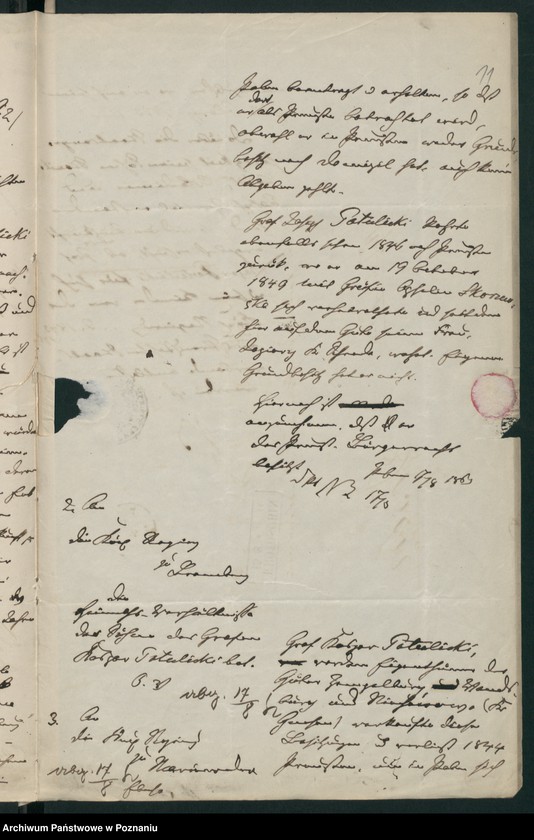 Obraz 15 z jednostki "A. betr. Gräfliche Familie Potulicki"