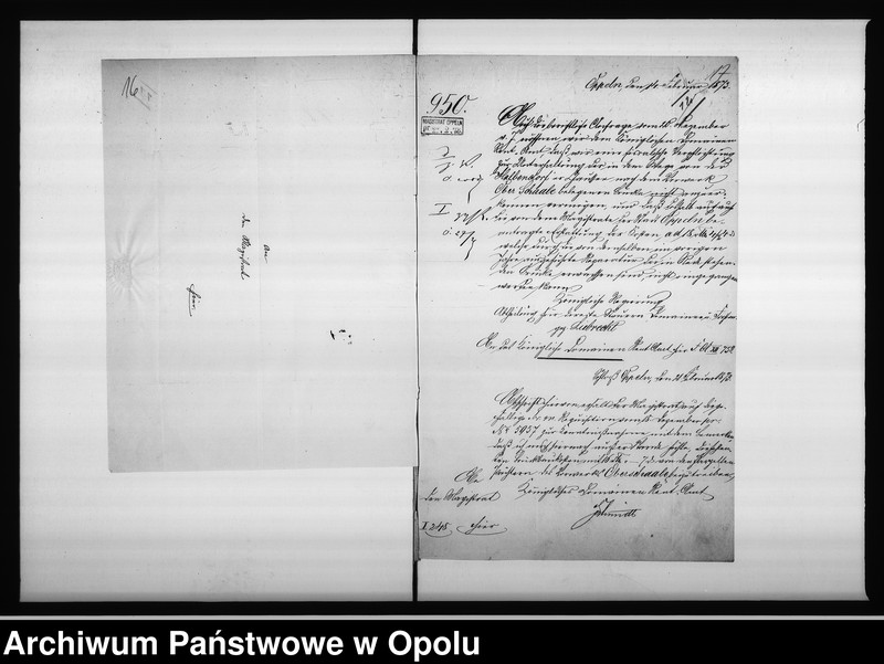 Obraz 15 z jednostki "Acta des Magistrats zu Oppeln betreffend die kleine Brücke im Wege nach dem Domainen Vorwerk Oberschale"