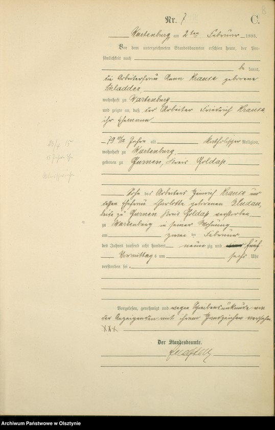 image.from.unit.number "Sterbe-Haupt-Register Nr 1 - 129"