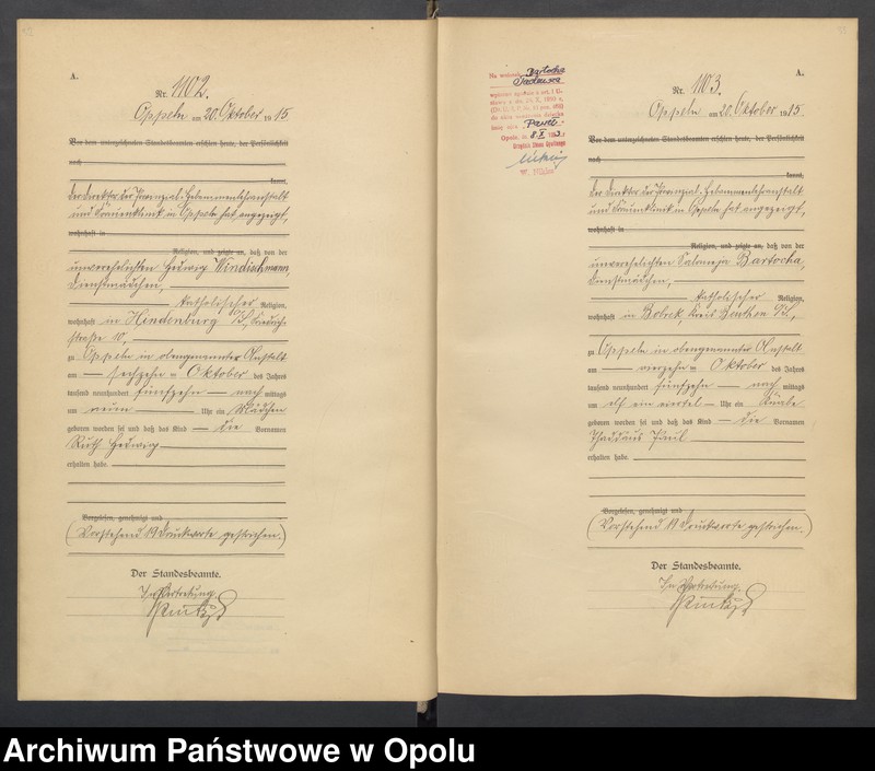 image.from.unit.number "[Księga urodzeń]  Rok 1915 Nr 1072-1319"