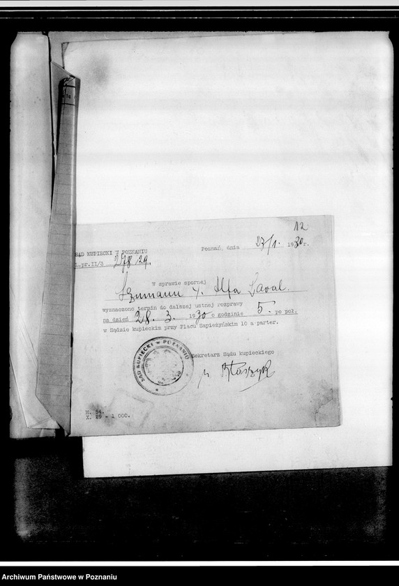 Obraz 16 z jednostki "Związek Pracowników Umysłowych - sprawa sporna L. Szuman c/a Tow. Alfa-Laval - spółka z o.o.- akta procesowe"