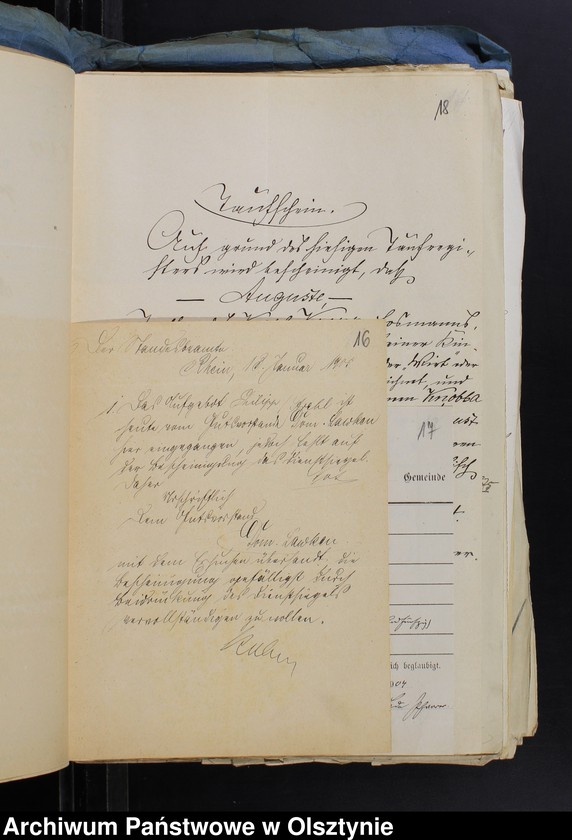 image.from.unit.number "Beläge zum Heirathsregister"