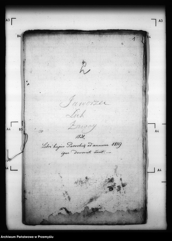 image.from.unit.number "[Kopie ksiąg metrykalnych parafii Jaworzec z filiami Łuh, Zawój (dekanat Cisna)]"