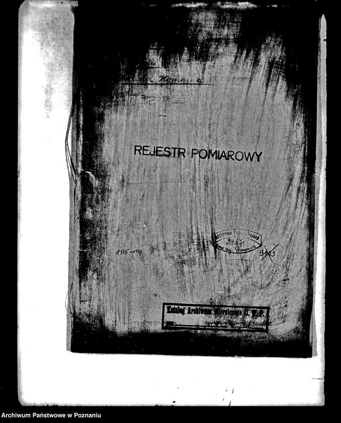 Obraz 4 z jednostki "Rejestr pomiarowy wsi Ruda Komorska powiatu konińskiego /prace scaleniowe/"