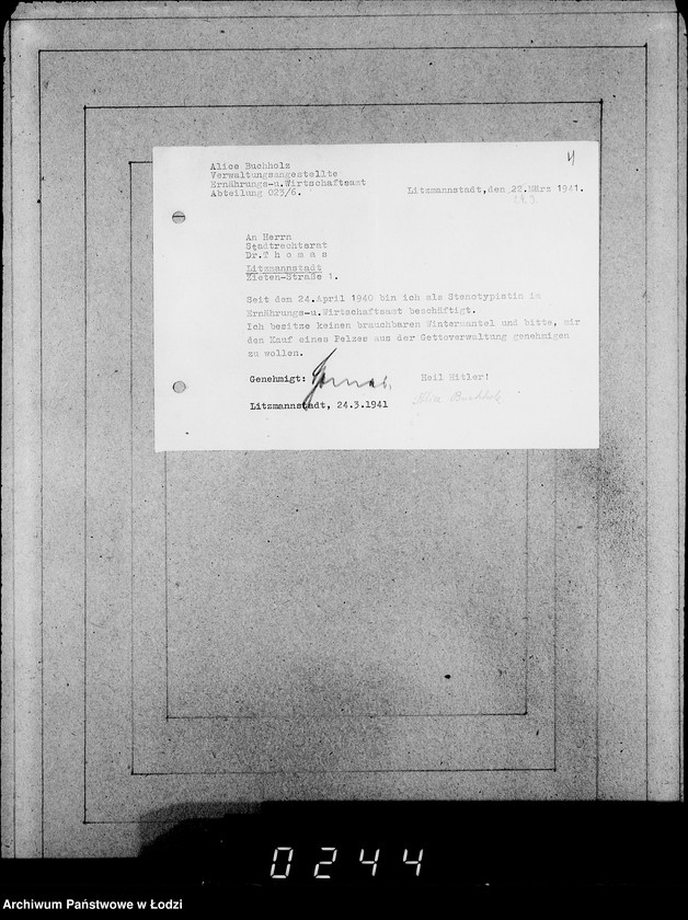 Obraz 10 z jednostki "Kasse u.Erledigte Anträge"