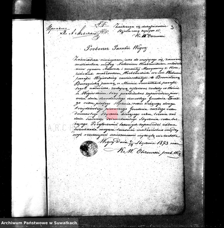 image.from.unit.number "[Aneksy USC wyznanie rzym-kat 1873 r. - Suwałki]"