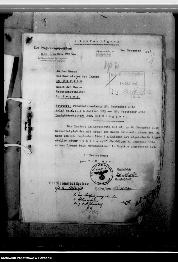 Obraz 5 z jednostki "Winkler, Artur - komisarz obwodowy"