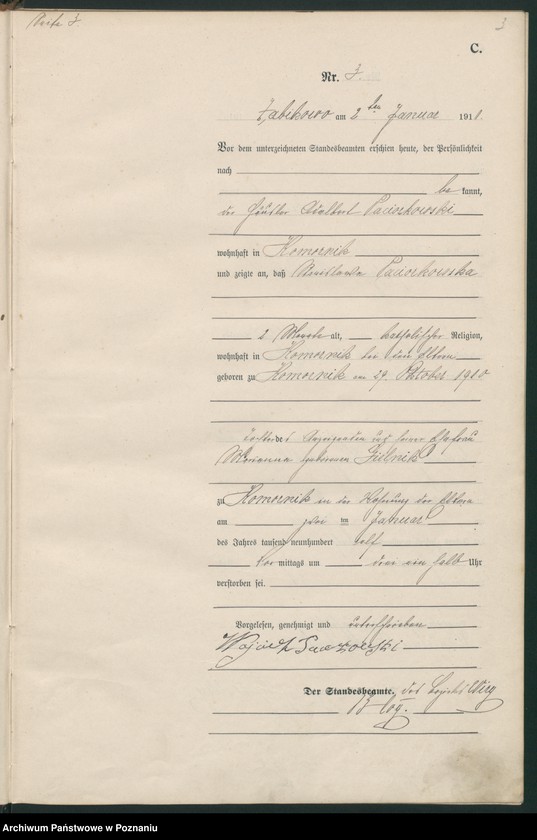 Obraz 6 z jednostki "Sterbe-Haupt-Register"