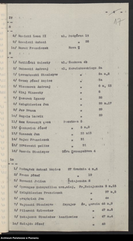 image.from.unit.number "Listy członków Związku Powstańców Wielkopolskich głosujących do Rady Miejskiej."