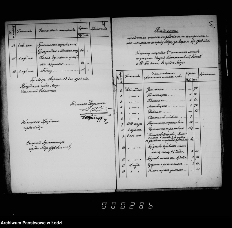 Obraz 7 z jednostki "O postrojke 56 čugunnych mostov na tejnštokach, a može 4 ch kamennych mostov na kanavach peresekajuščich ulicy: Dolgoju, Konstantinovskoju, Panskuju i Benedikta i takže po Karolevskomu šosse"