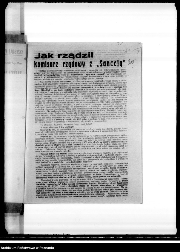 Obraz 15 z jednostki "Ulotki Stronnictwa Narodowego- przed wyborami samorządowymi miasta Poznania"