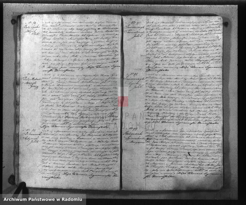 image.from.unit.number "Duplikat akt urodzenia, zaślubin i zeyścia parafii Głowaczew na rok 1840"