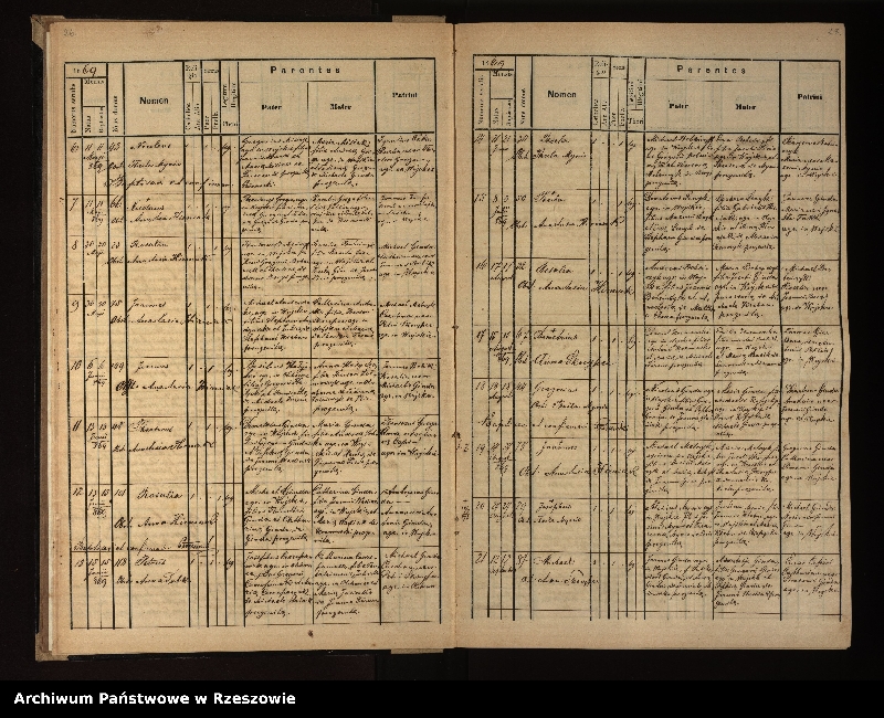 image.from.unit.number "Księga urodzeń, małżeństw, zgonów z miejscowości Wujskie i Załuż"