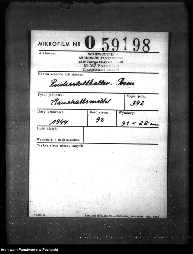 Obraz 2 z jednostki "Haushaltsmittel"