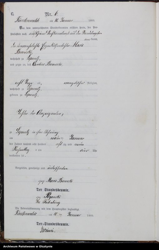 image.from.unit.number "Sterbe-Neben-Register Nr 1 - 146"