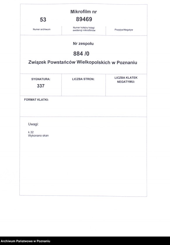 Obraz 2 z jednostki "Szamotuły - akta koła."