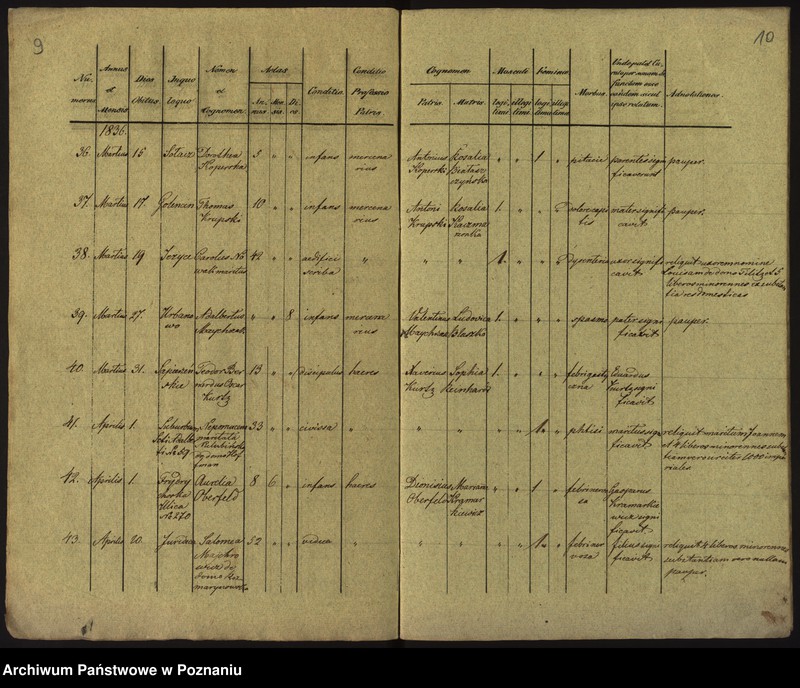 Obraz 8 z jednostki "Księga zgonów"