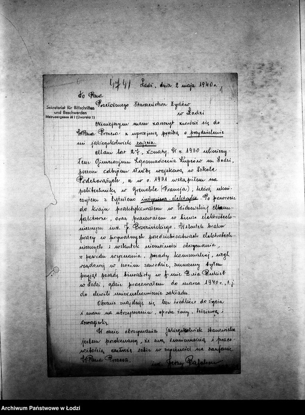 Obraz 4 z jednostki "[Podania o pracę]"