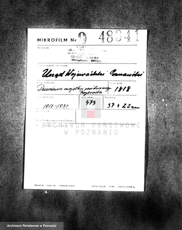 Obraz 2 z jednostki "Dzierżawa majątku państwowego Przybroda"