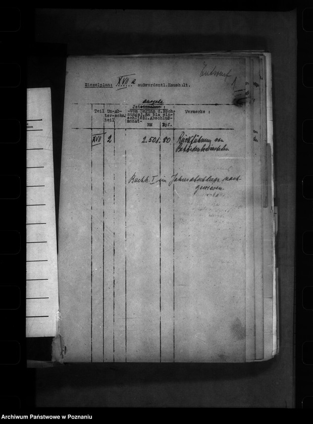 Obraz 5 z jednostki "Reichsdomänenverwaltung. Reichsbodenfonds. Reichswasserwirtschaftsverwaltung. Landeskulturverwaltung"