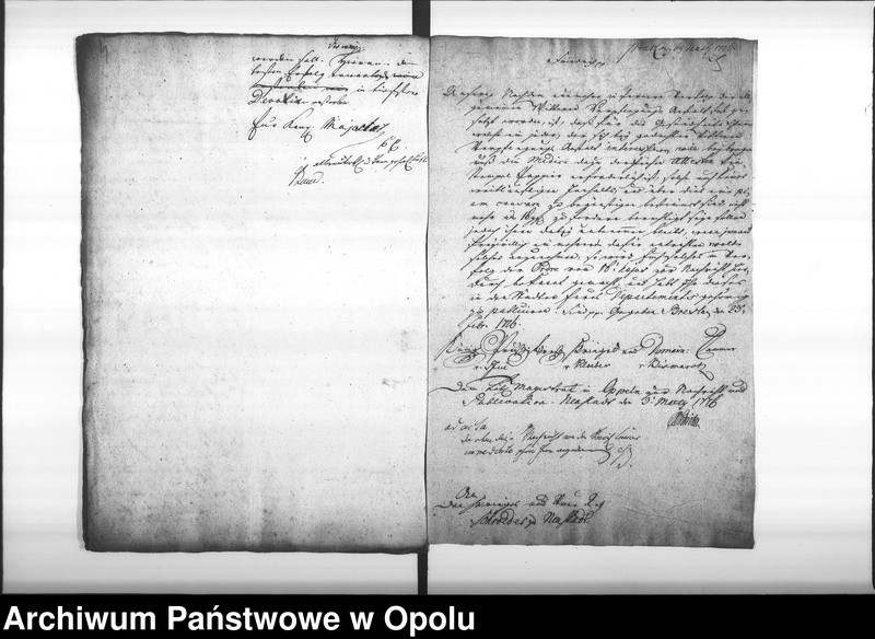 Obraz 7 z jednostki "Acta des Magistrats zu Oppeln von den Wittwen Verpflegungs Anstalten, Beitritt der Officianten, und dissfälligen Verhandlungen und jährlichen Eingaben. de Anno 1776 bis Vol. I"