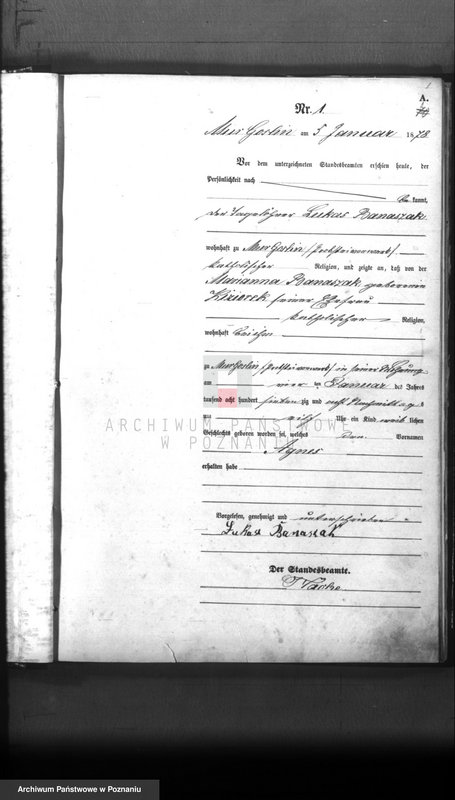 Obraz 3 z jednostki "Księga urodzeń"