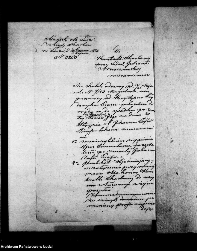 Obraz 6 z jednostki "Akta tyczące się spisu inwentarza pozostałości po zmarłej Johannie Zofii Prasse"