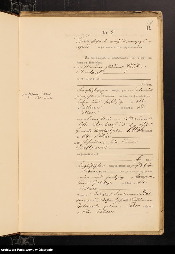 image.from.unit.number "Heiraths-Haupt-Register Nr 1 - 30"