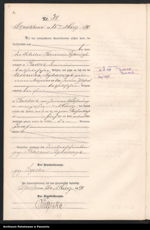 Obraz 17 z jednostki "Księga urodzeń"