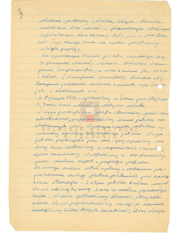 Obraz 12 z jednostki "Relacje i wspomnienia dotyczące powstania wielkopolskiego: 1. Zbąszyń, powiat Nowy Tomyśl, województwo poznańskie, 2. Zdziechowa, powiat Gniezno, województwo poznańskie, 3. Zduny, powiat Krotoszyn, województwo poznańskie."