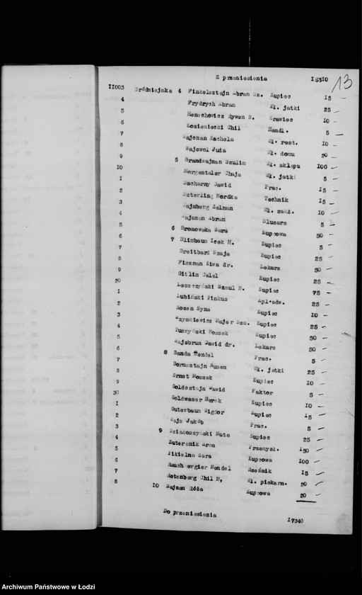 Obraz 16 z jednostki "Rejestr poborczy"