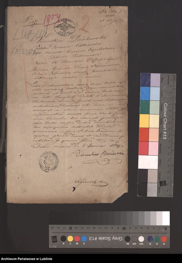 image.from.unit.number "Alegaty do księgi urodzeń, małżeństw i zgonów z 1858 r."