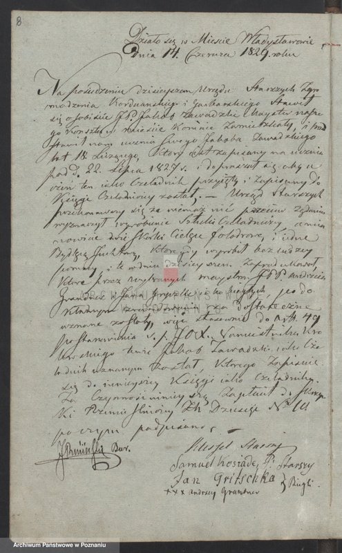 image.from.unit.number "Księga czeladników zgromadzenia kunstu korduainskiego i garbarskiego w mieście Władysławowie"