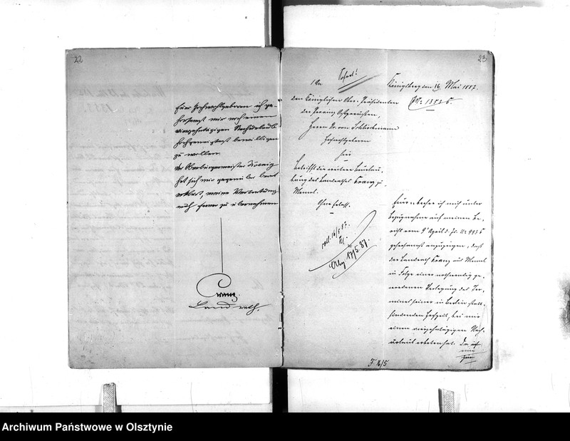 image.from.unit.number "Landrath Cranz [Friedrich Heinrich] in Memel, 8.9.01 zum Geh.[eim] Reg.[eierungs] Rat ernant"