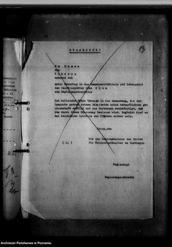 Obraz 18 z jednostki "Abordnung von Beamten"