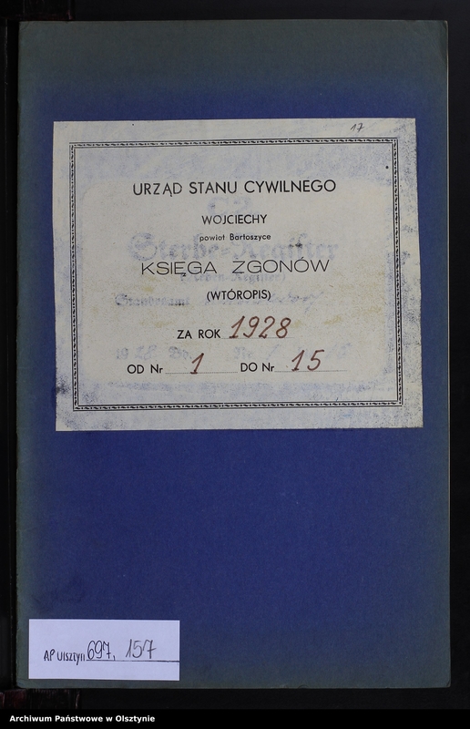 image.from.unit.number "Sterbe-Neben-Register Nr 1 - 15 [ Księga zgonów - wtóropis ]"