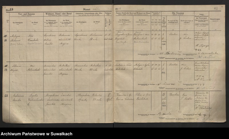 image.from.unit.number "[Księga akt małżeństw parafii rzymskokatolickiej w Puńsku z lat 1918-1921]"