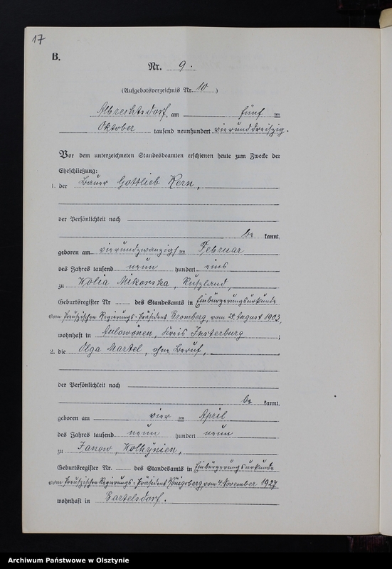 image.from.unit.number "Heiraths-Neben-Register Nr 1 - 16 [ Księga małżeństw - wtóropis ]"