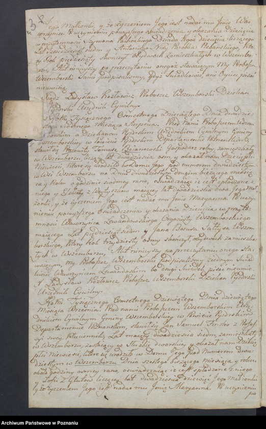 Obraz 5 z jednostki "Księga Aktów Urodzenia tudzież Księga Aktów Zejścia."