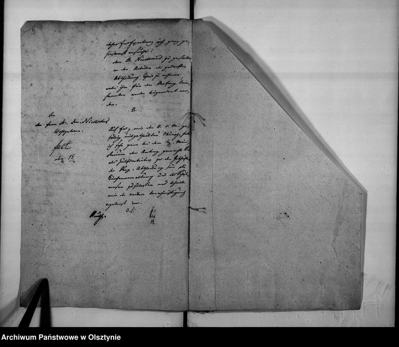 image.from.unit.number "Bei der Regirung Abtheilung für die Kirchen Verwaltung und das Schulwessen beschäftigten Dr. Der Rechte Nickolovius [Alfred]"
