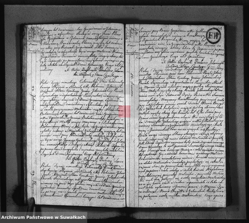 image.from.unit.number "Akta Urzędnika Stanu Cywilnego Zaślubionych w Gminie Jeleniewskiey od Dnia 1-go Stycznia Roku 1814."
