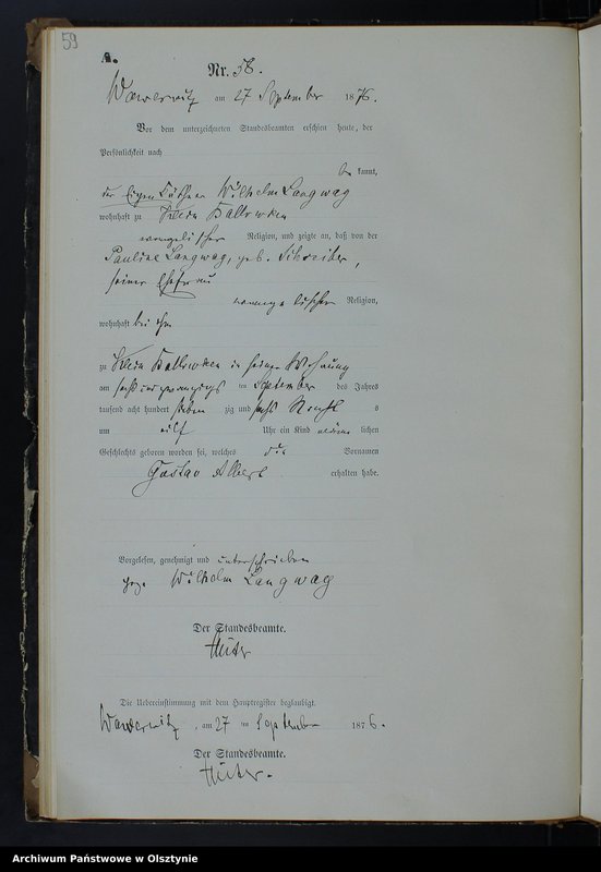 image.from.team "Urząd Stanu Cywilnego w Wielkich Bałówkach pow. nowomiejski"