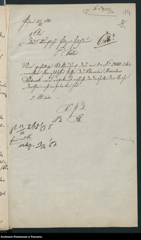 Obraz 17 z jednostki "A. betr. Miecislaus Dzikowski, Literat aus Dresden"