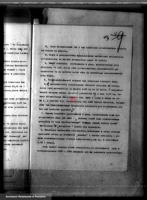 Obraz 20 z jednostki "Nadzór nad gospodarką w lasach majątku Ujazd powiat kościański"