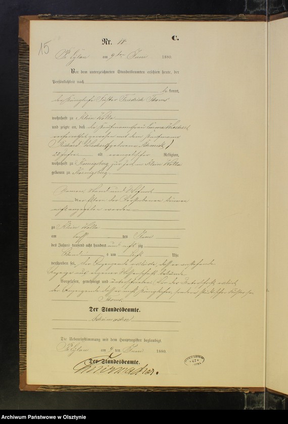 image.from.unit.number "Sterbe-Neben-Register Nr 1 - 27"